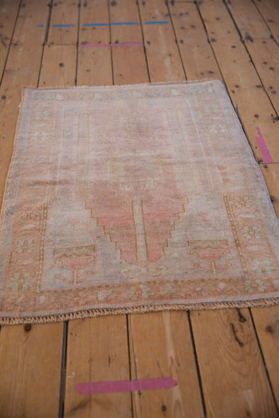 2.5x3.5 Vintage Distressed Oushak Rug // ONH Item 10196 Image 3