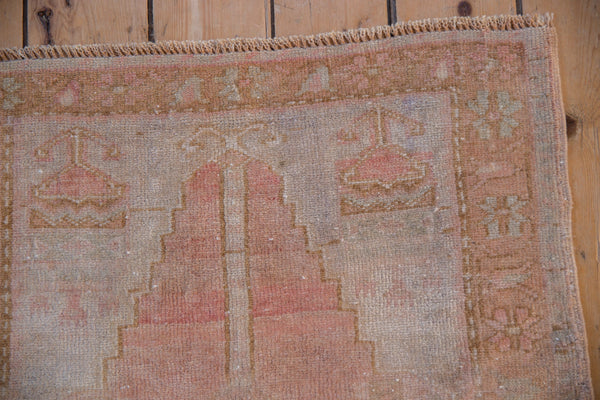 2.5x3.5 Vintage Distressed Oushak Rug // ONH Item 10196 Image 4