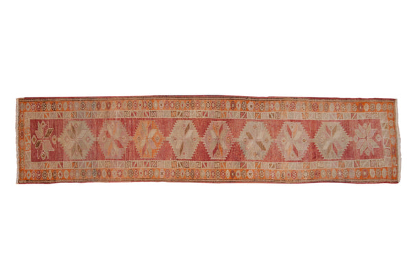2.5x12 Vintage Distressed Kurd Rug Runner // ONH Item 10200