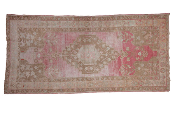 4x8.5 Vintage Distressed Oushak Rug Runner // ONH Item 10207