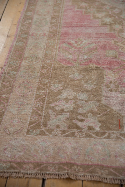 4x8.5 Vintage Distressed Oushak Rug Runner // ONH Item 10207 Image 4