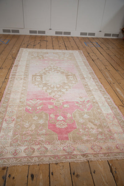 4x8.5 Vintage Distressed Oushak Rug Runner // ONH Item 10207 Image 5