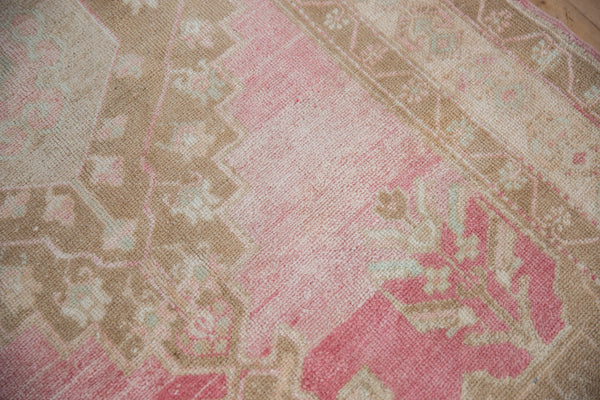 4x8.5 Vintage Distressed Oushak Rug Runner // ONH Item 10207 Image 8