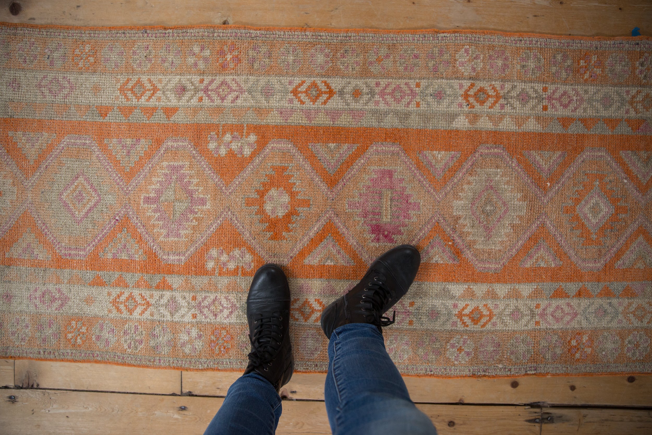 2.5x11 Vintage Distressed Kurd Rug Runner // ONH Item 10209 Image 1