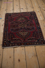 2x2.5 Vintage Fine Sarouk Square Rug Mat // ONH Item 10215 Image 3