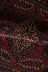 2x2.5 Vintage Fine Sarouk Square Rug Mat // ONH Item 10215 Image 5
