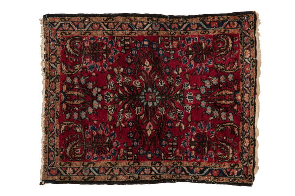 2x2.5 Vintage Lilihan Square Rug Mat // ONH Item 10226