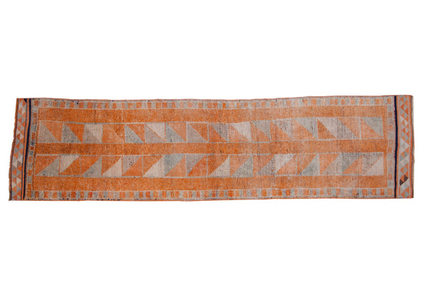 3x12 Vintage Distressed Kurd Rug Runner // ONH Item 10241