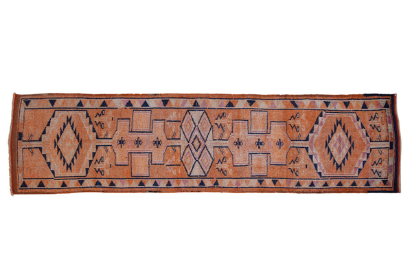 3x12 Vintage Distressed Kurd Rug Runner // ONH Item 10242