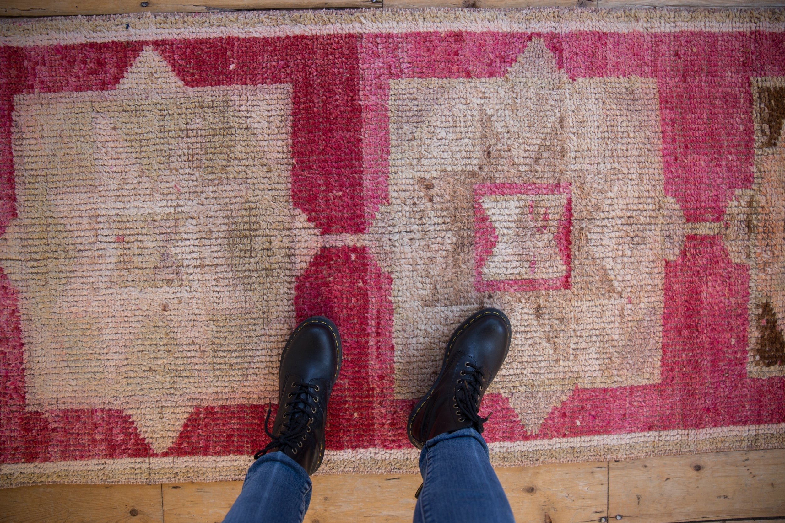 3x10 Vintage Distressed Kurd Rug Runner // ONH Item 10243 Image 1