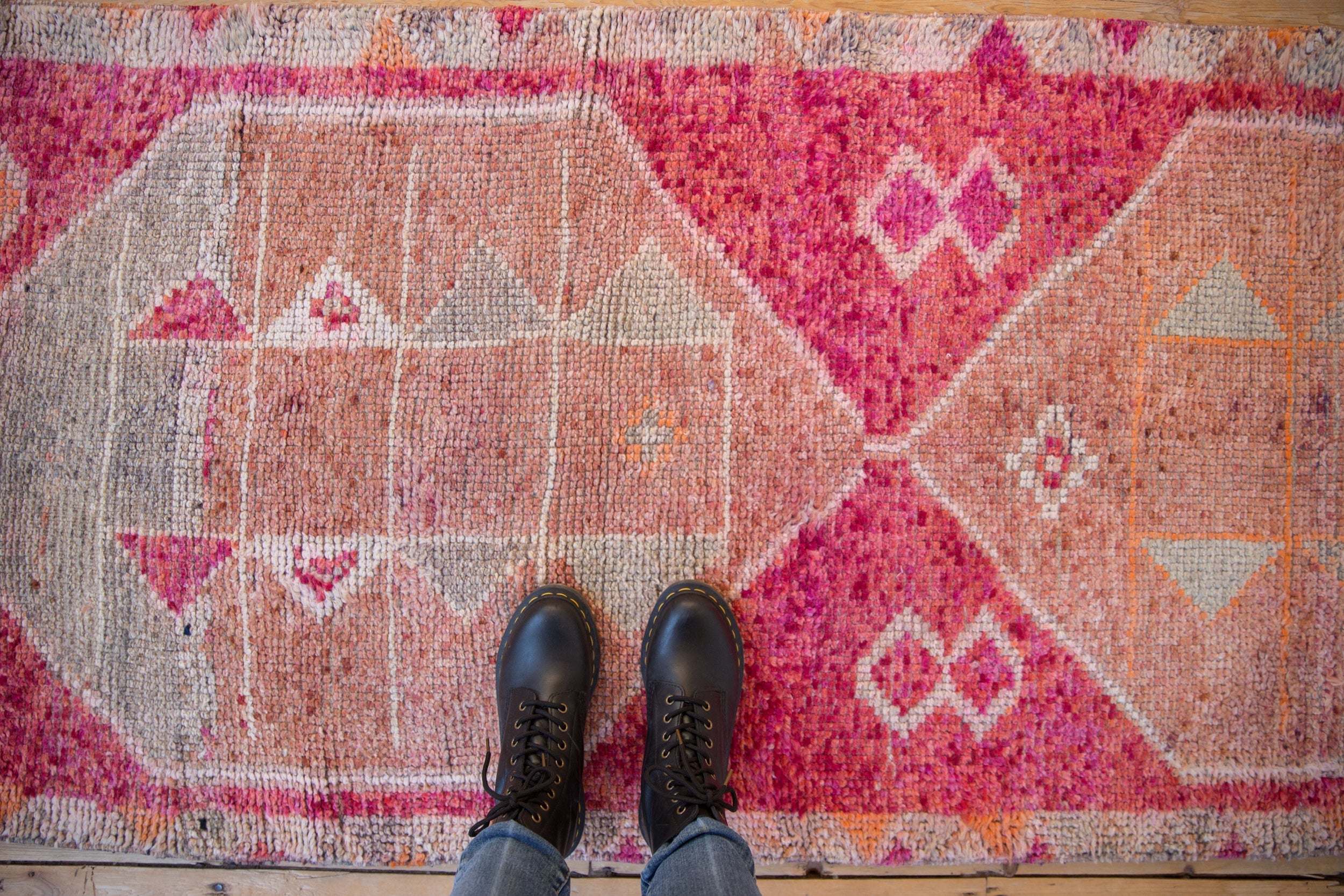 3x10.5 Vintage Distressed Kurd Rug Runner // ONH Item 10247 Image 1