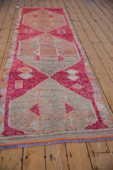 3x10.5 Vintage Distressed Kurd Rug Runner // ONH Item 10247 Image 4