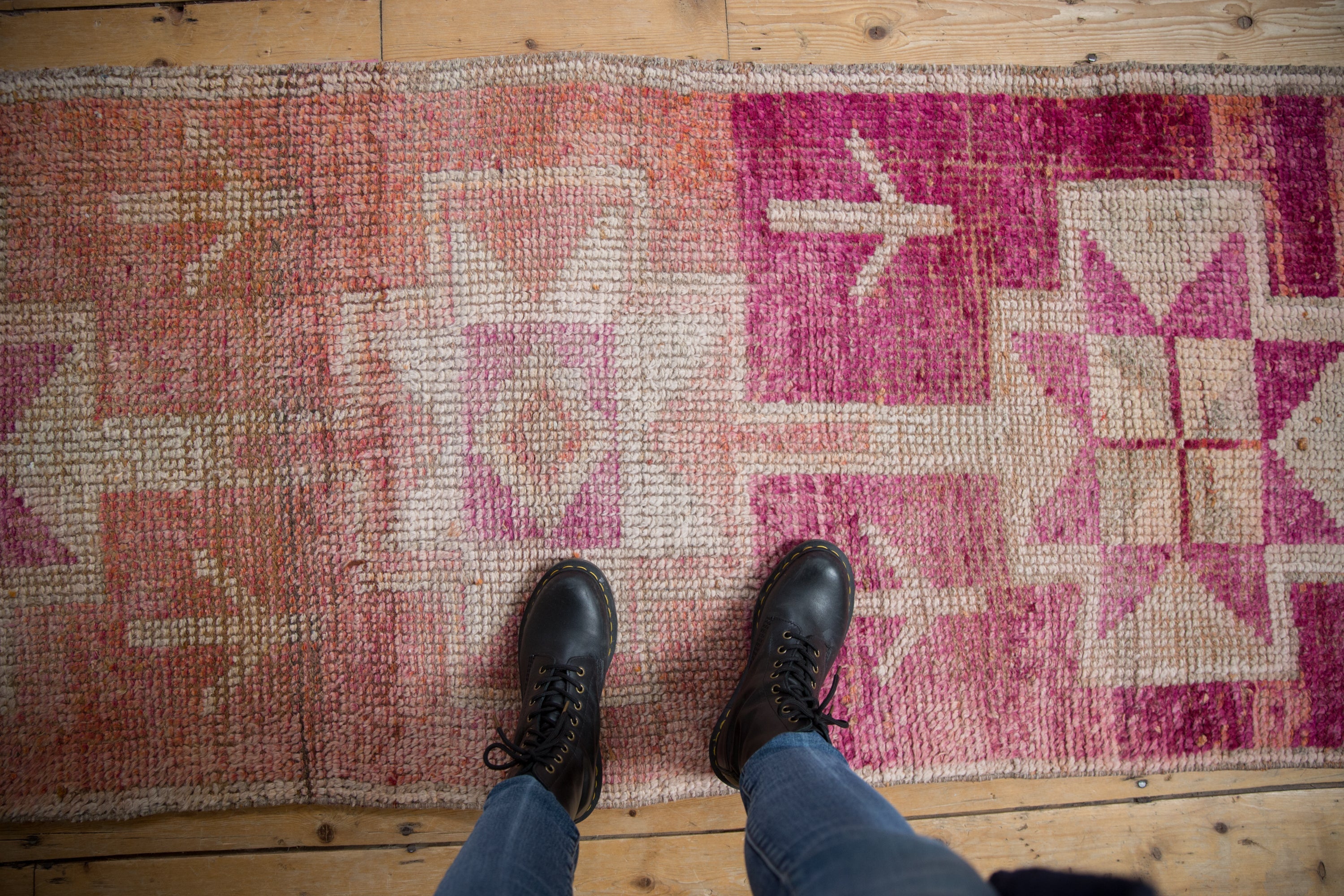 3x8 Vintage Distressed Kurd Rug Runner // ONH Item 10249 Image 1