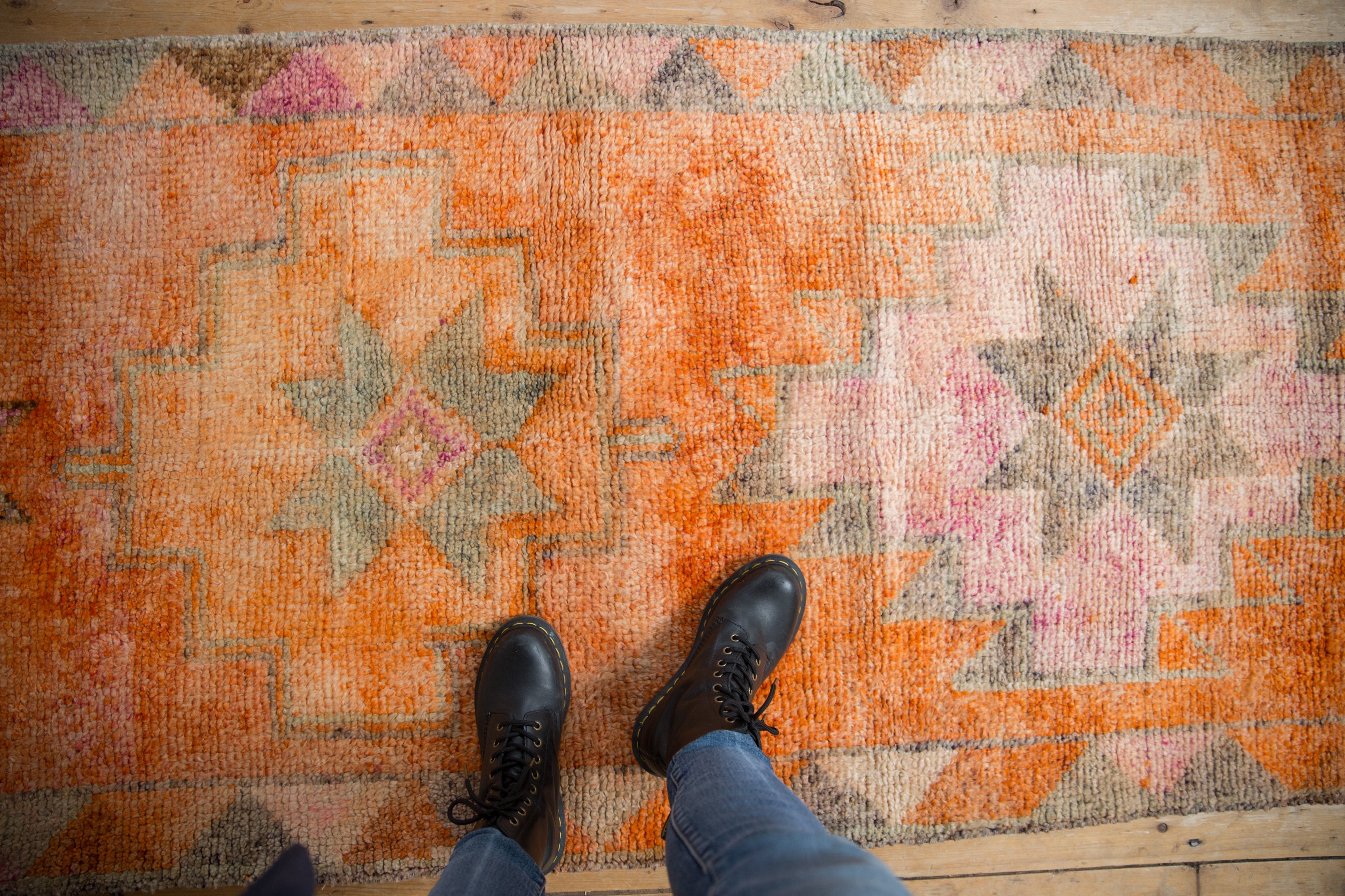 3x10 Vintage Distressed Kurd Rug Runner // ONH Item 10250 Image 1