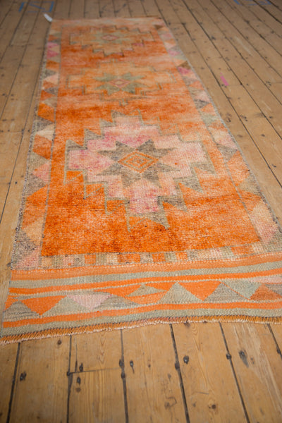 3x10 Vintage Distressed Kurd Rug Runner // ONH Item 10250 Image 3