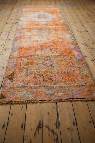 3x10 Vintage Distressed Kurd Rug Runner // ONH Item 10250 Image 5