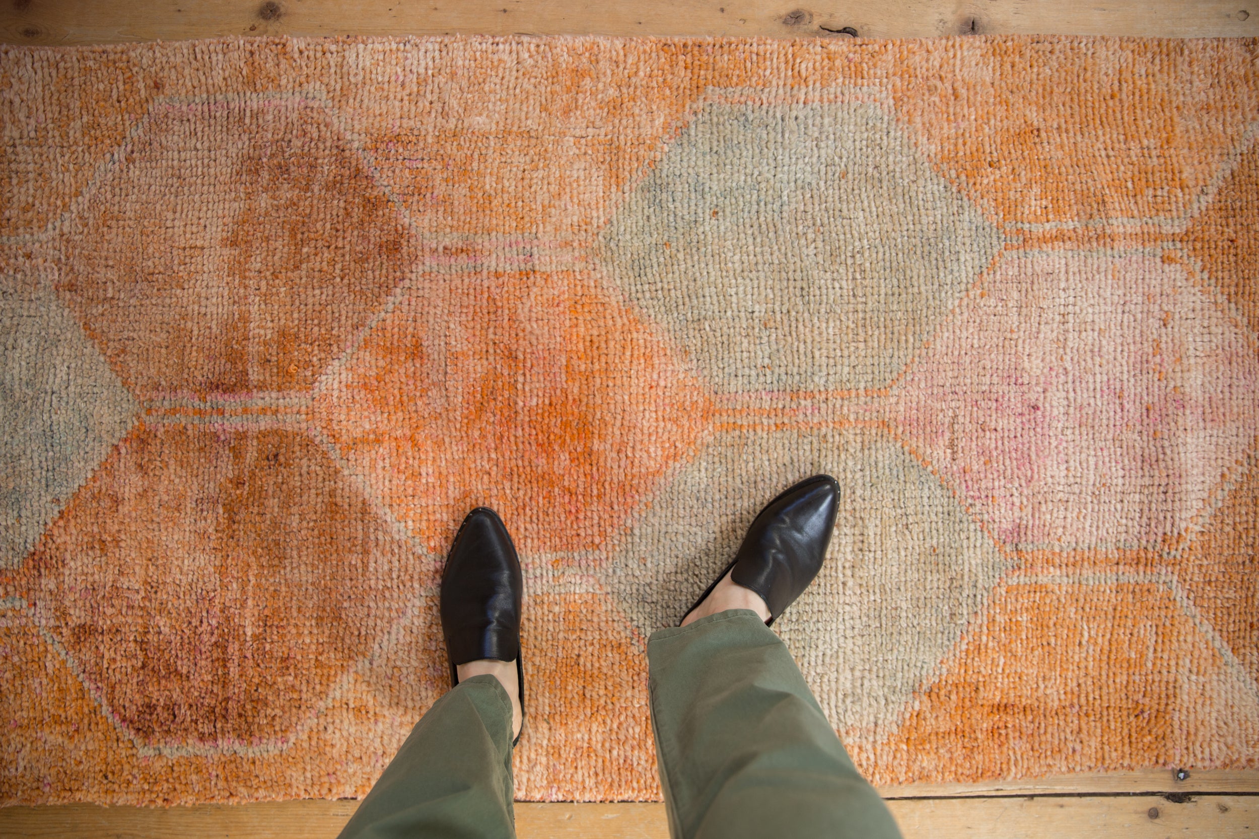 3x11.5 Vintage Distressed Kurd Rug Runner // ONH Item 10252 Image 1