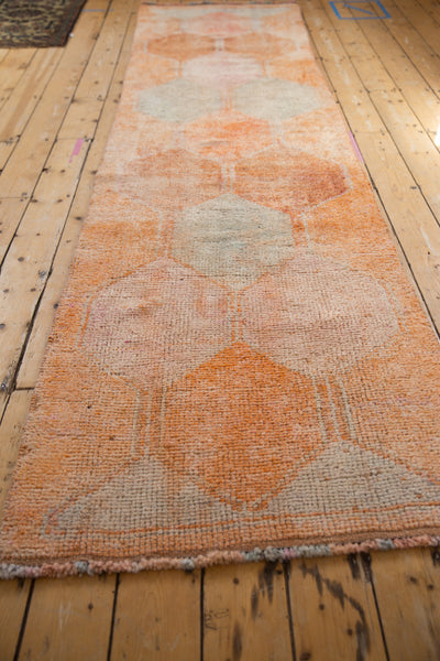 3x11.5 Vintage Distressed Kurd Rug Runner // ONH Item 10252 Image 5