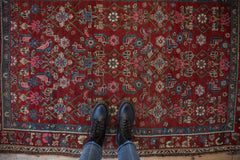 4x5.5 Vintage Kurdish Hamadan Rug // ONH Item 10257 Image 1