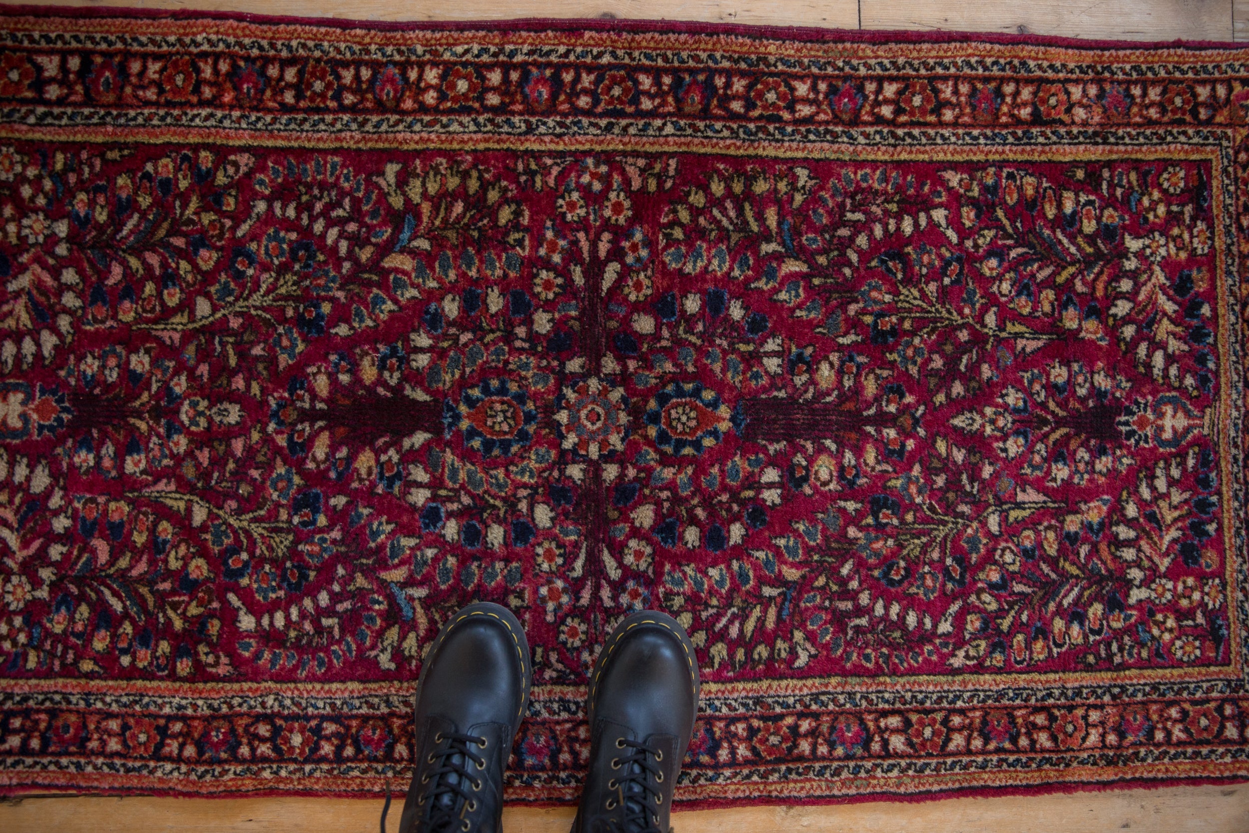 2.5x5 Vintage Fine American Sarouk Rug Runner // ONH Item 10262 Image 1