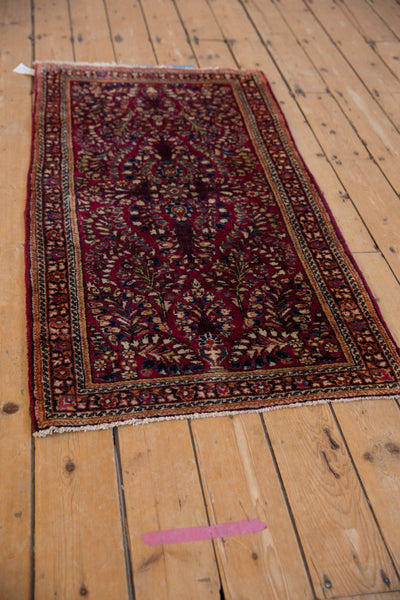 2.5x5 Vintage Fine American Sarouk Rug Runner // ONH Item 10262 Image 2