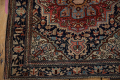2x2.5 Antique Fine Farahan Sarouk Square Rug Mat // ONH Item 10265 Image 4