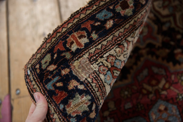 2x2.5 Antique Fine Farahan Sarouk Square Rug Mat // ONH Item 10265 Image 6
