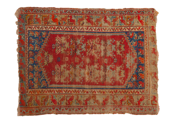 3x4 Vintage Anatolian Square Rug // ONH Item 10315