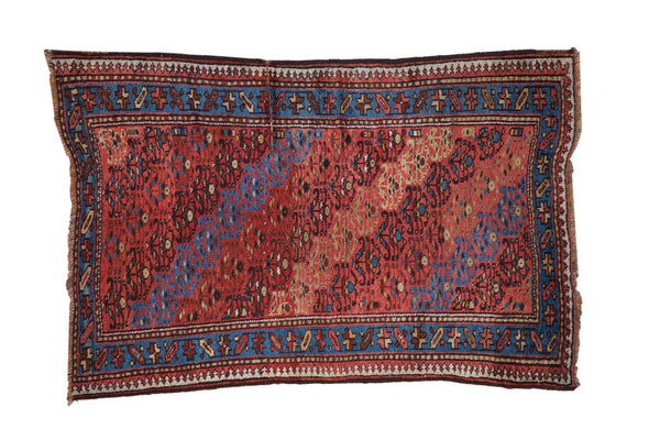 3x4.5 Vintage Kurd Rug // ONH Item 10324