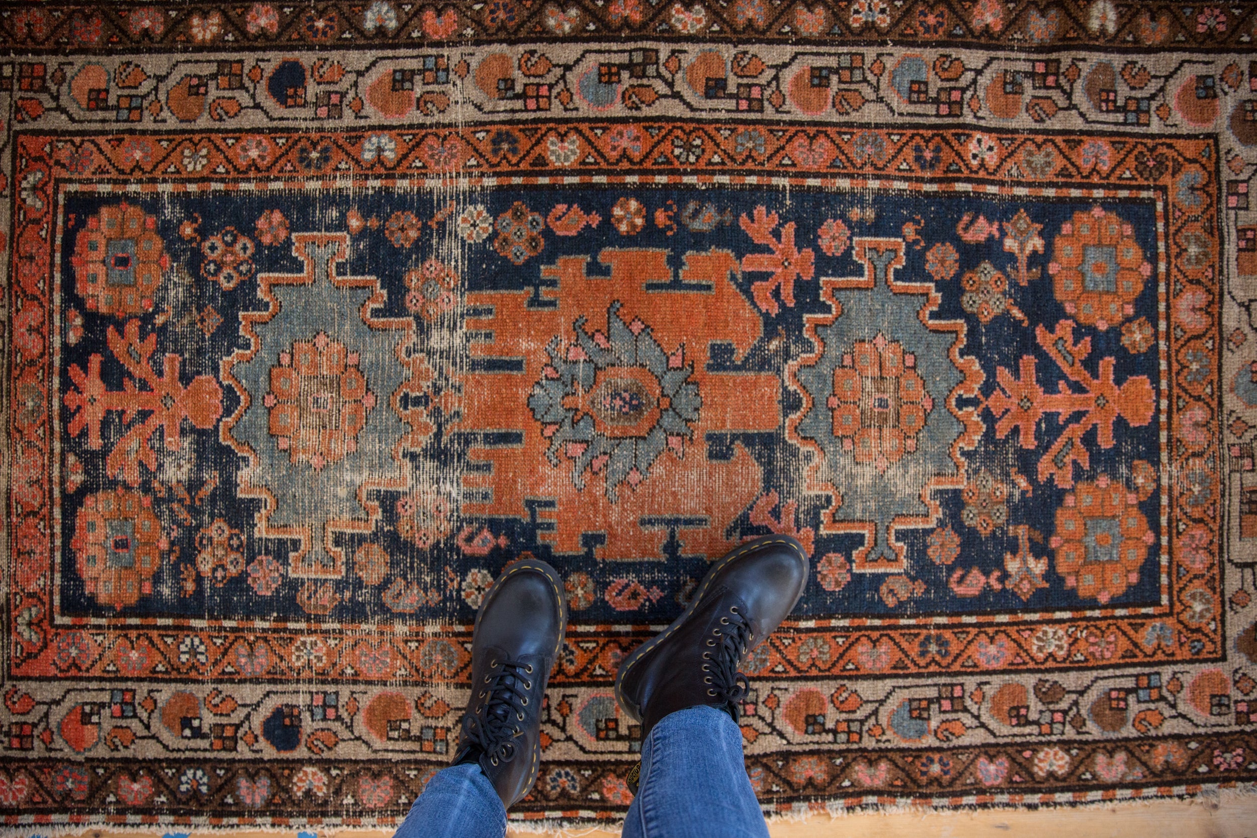 3.5x6 Vintage Hamadan Rug // ONH Item 10325 Image 1