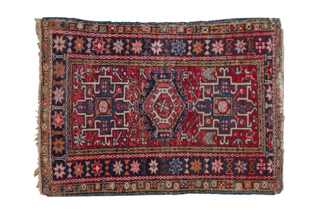 3x4.5 Vintage Karaja Rug // ONH Item 10328