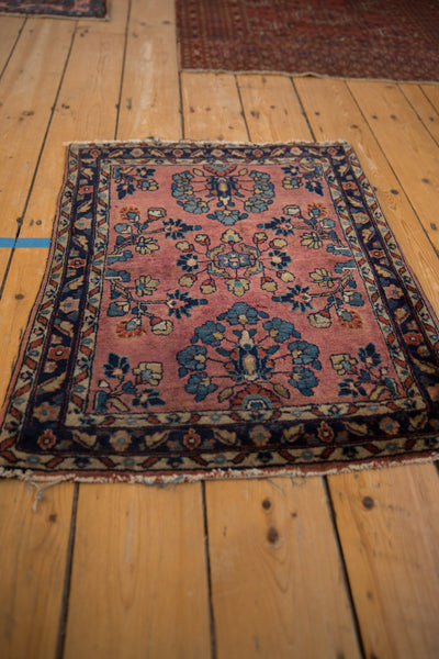 2x2.5 Vintage Fine Mohajeran Sarouk Square Rug Mat // ONH Item 10332 Image 2