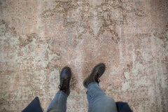 9.5x10 Vintage Fine Distressed Cyrus Crown® Kerman Square Carpet // ONH Item 10337 Image 1