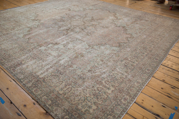 9.5x10 Vintage Fine Distressed Cyrus Crown® Kerman Square Carpet // ONH Item 10337 Image 6