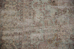 9.5x10 Vintage Fine Distressed Cyrus Crown® Kerman Square Carpet // ONH Item 10337 Image 11
