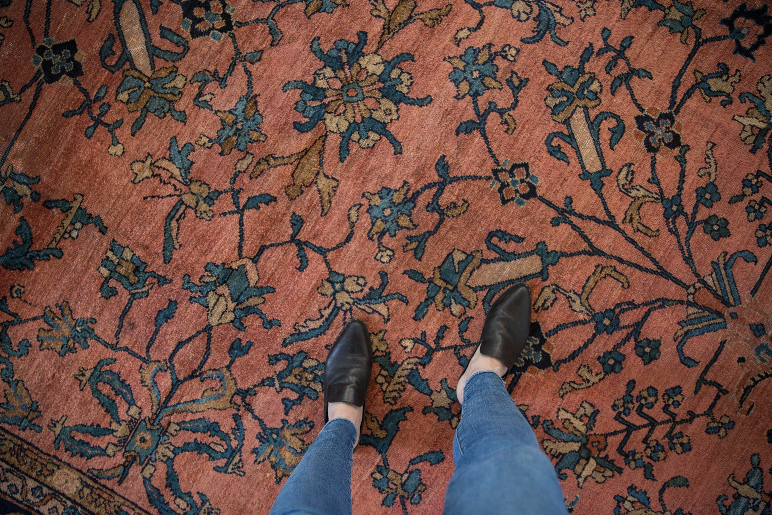 10x13 Vintage Mahal Carpet // ONH Item 10338 Image 1