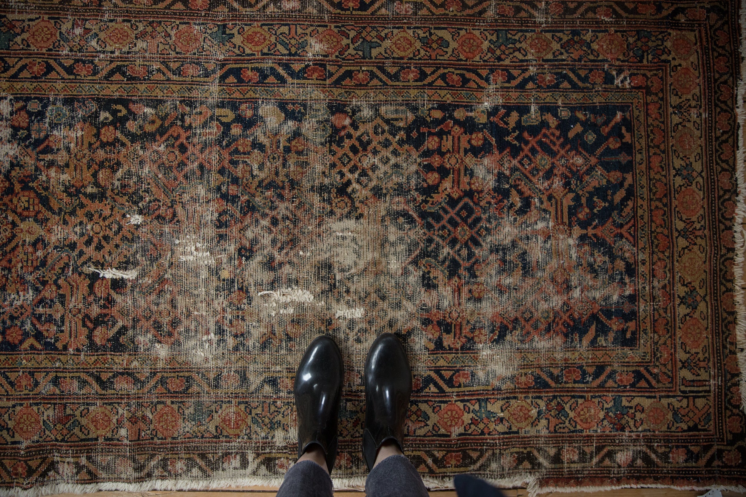 3.5x6 Vintage Hamadan Rug // ONH Item 10341 Image 1