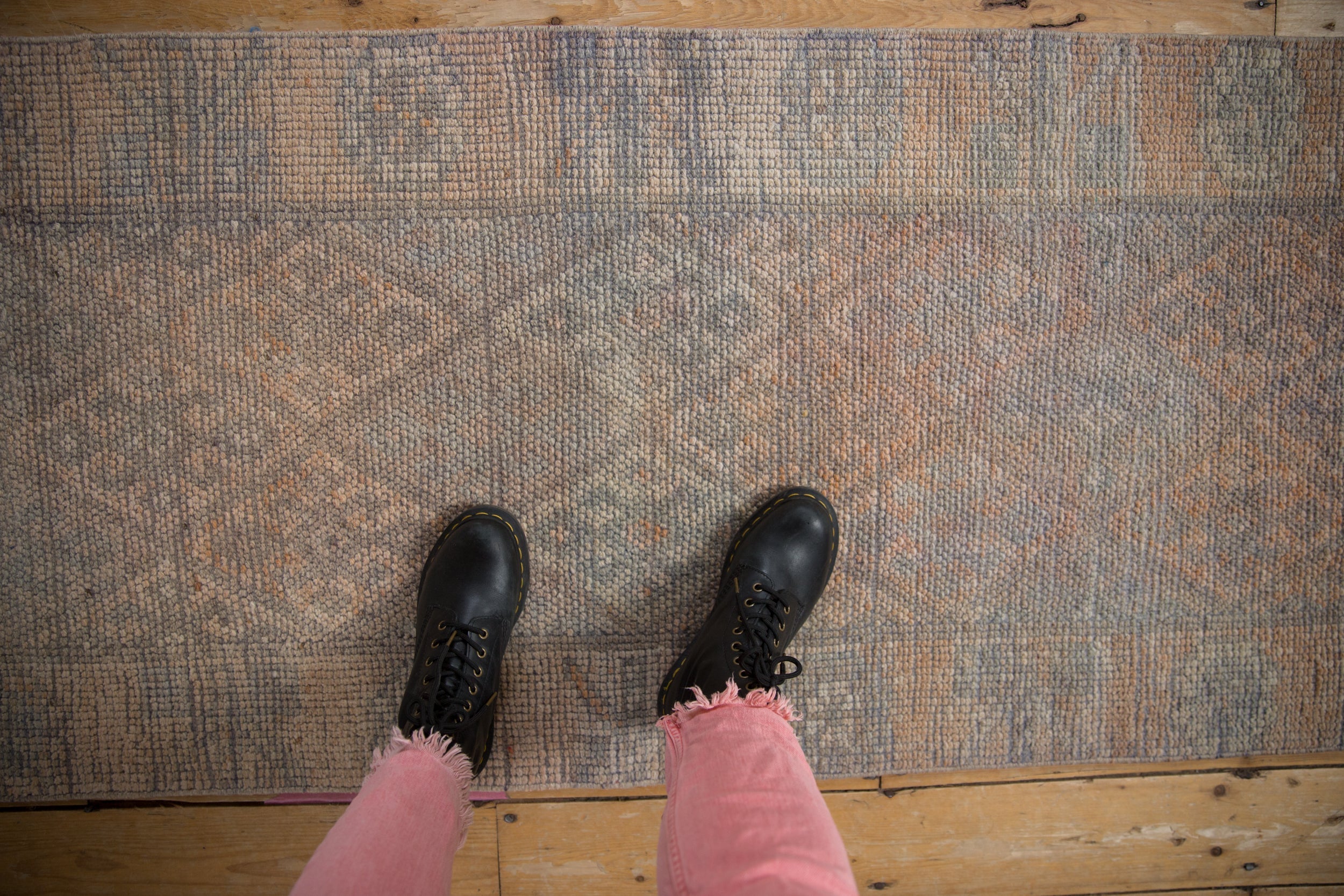 2.5x12.5 Vintage Distressed Kurd Rug Runner // ONH Item 10372 Image 1