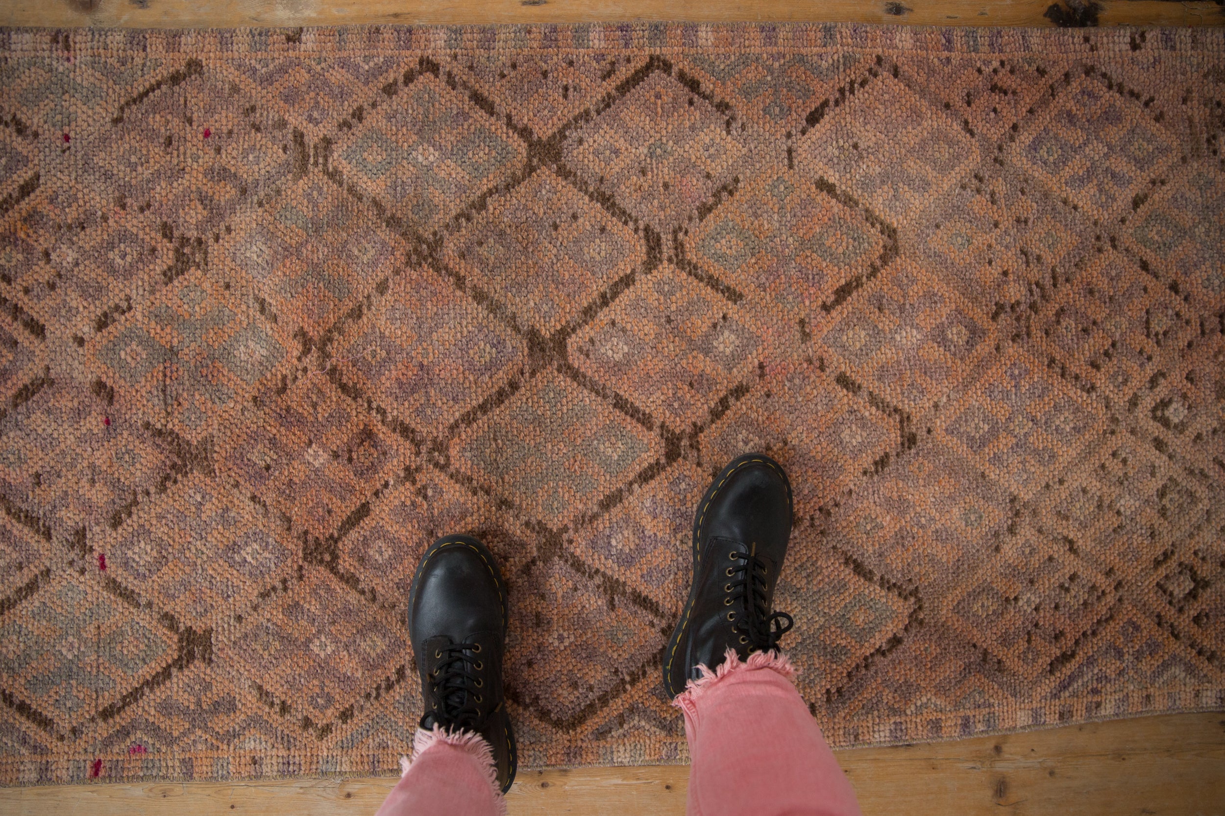 2.5x14 Vintage Distressed Kurd Rug Runner // ONH Item 10374 Image 1