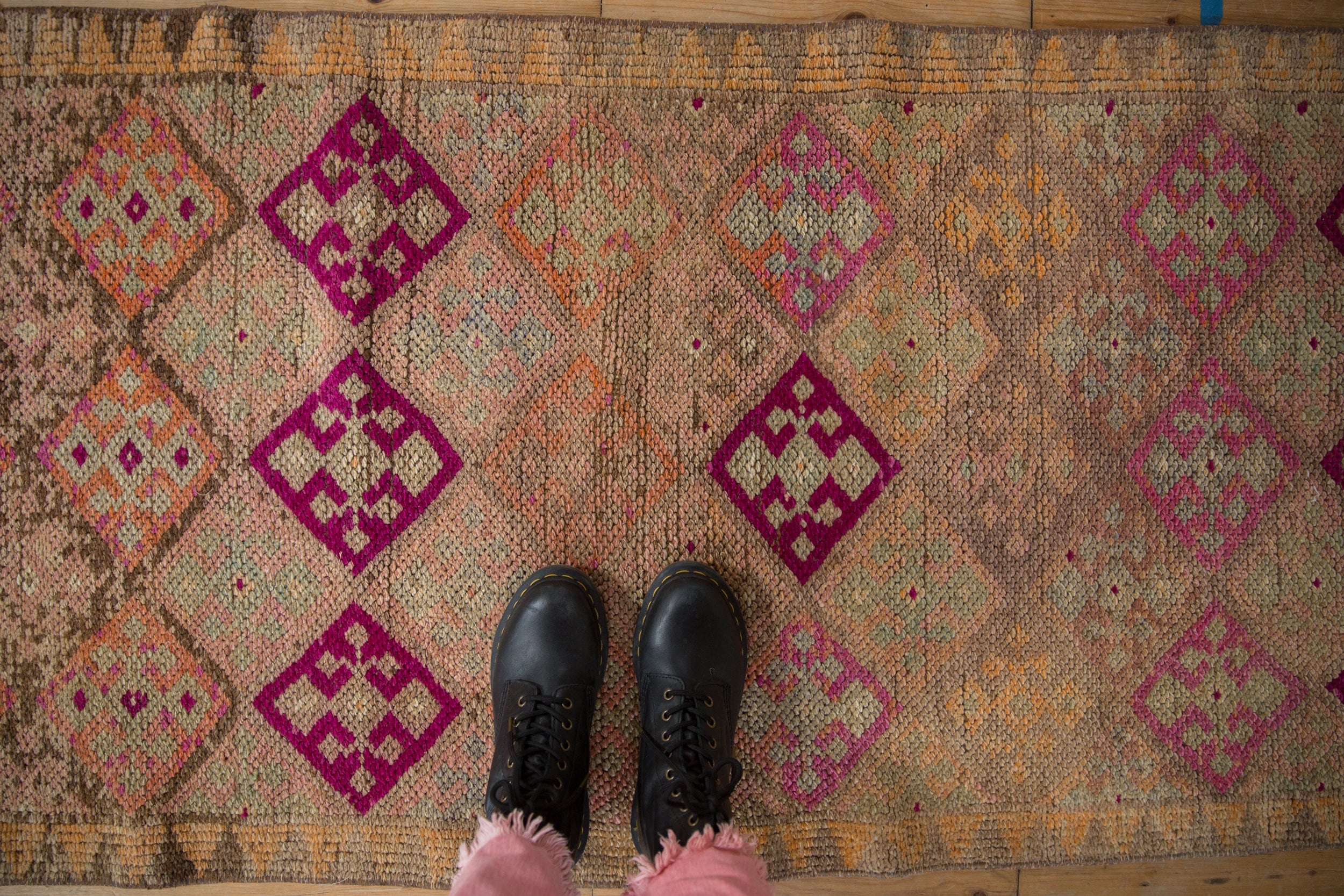 2.5x12.5 Vintage Distressed Kurd Rug Runner // ONH Item 10375 Image 1