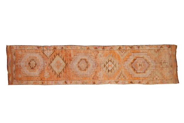 2.5x11 Vintage Distressed Kurd Rug Runner // ONH Item 10380