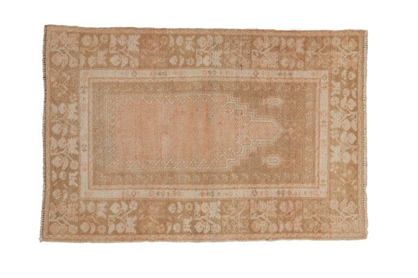 3x4.5 Vintage Distressed Oushak Rug // ONH Item 10384