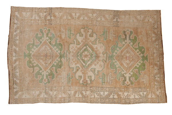 5.5x8.5 Vintage Distressed Kars Carpet // ONH Item 10390