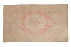 5x8.5 Vintage Distressed Oushak Carpet // ONH Item 10391