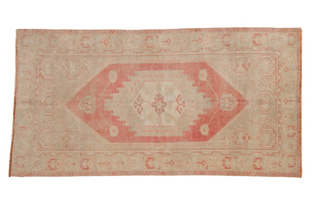 3x6 Vintage Distressed Oushak Rug Runner // ONH Item 10392