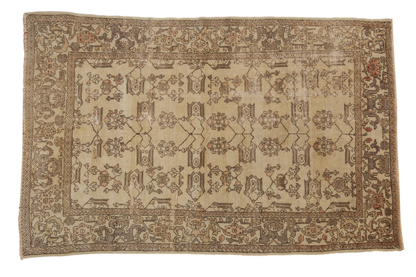 4.5x7 Vintage Distressed Oushak Rug // ONH Item 10394