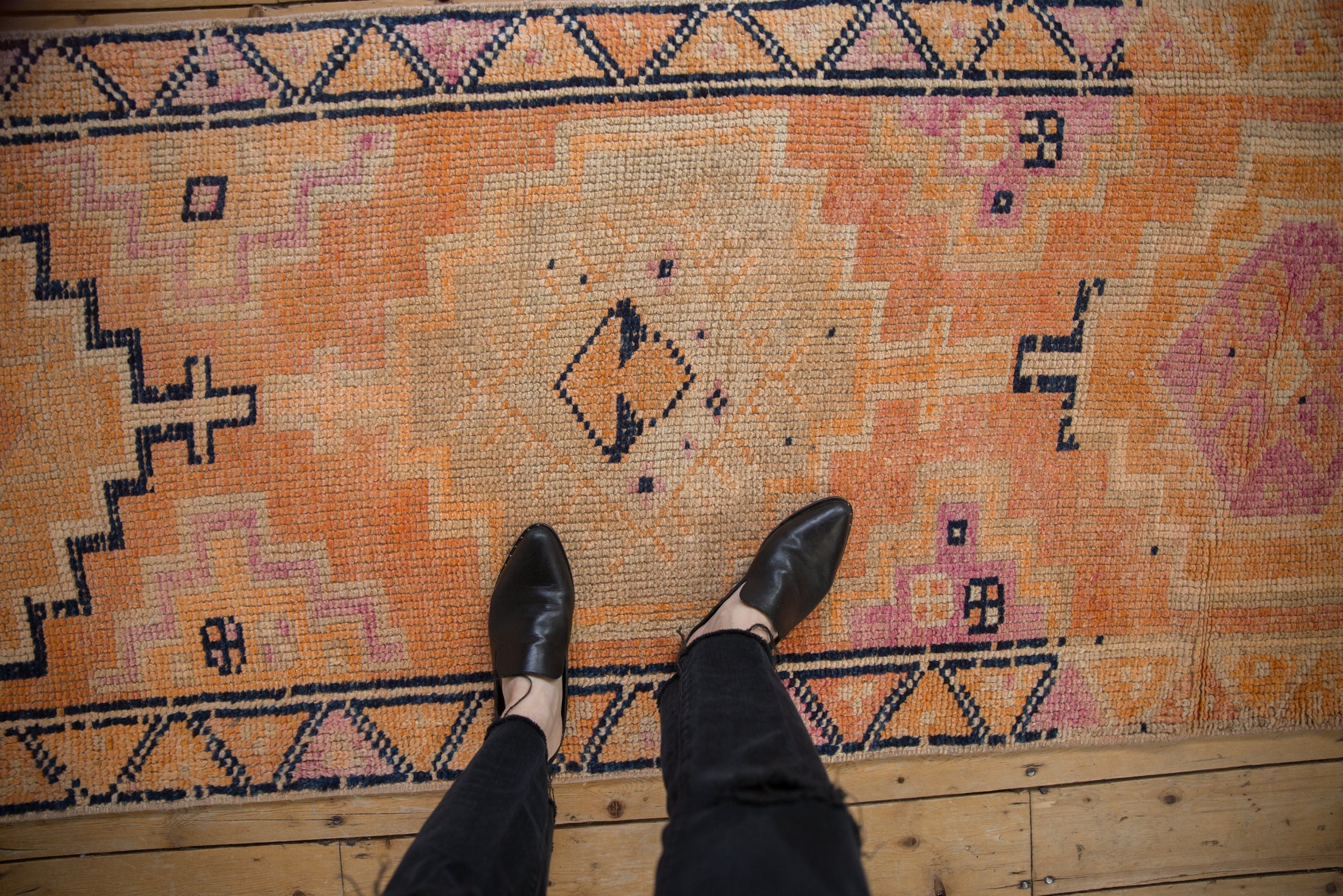 3x10 Vintage Distressed Kurd Rug Runner // ONH Item 10395 Image 1