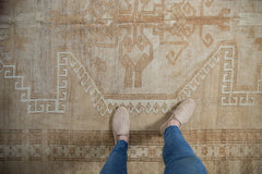 6x8.5 Vintage Distressed Oushak Carpet // ONH Item 10402 Image 1