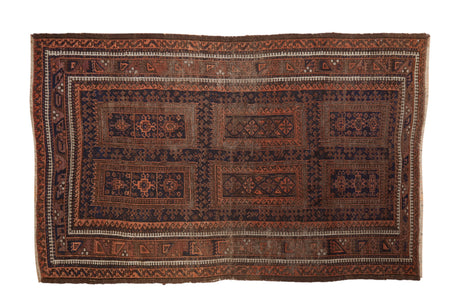 4x6.5 Vintage Belouch Rug // ONH Item 10424