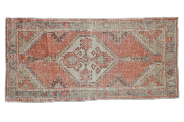 3x5.5 Vintage Distressed Oushak Rug // ONH Item 10433